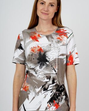 Camiseta  Manga Corta Abstracto Arte de Karntner