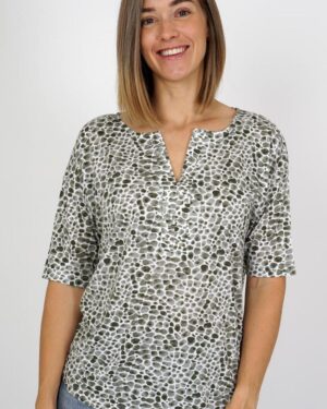 Camiseta Francesa Print Tapeta de Karntner
