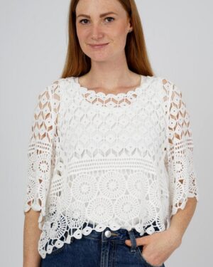 Sueter Francesa Crochet de Karntner