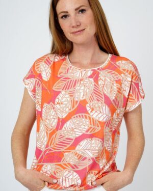 Camiseta  Manga Corta Hojas Rellenas de Karntner
