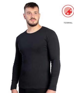 Camiseta térmica elástica algodón manga larga Map