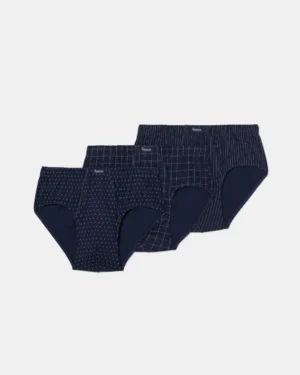 Pack 3 Slips Abiertos Algodón 100% Estampados de Abanderado