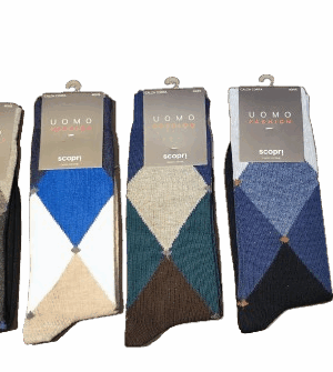 Calcetín rombos alargados de Scopri