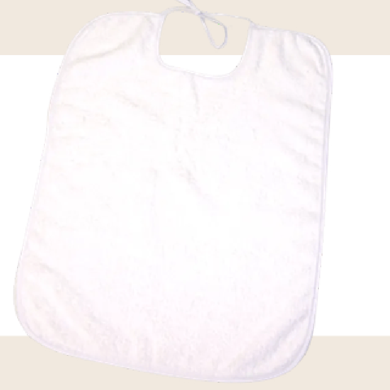 Babero adulto algodón impermeable 45x60