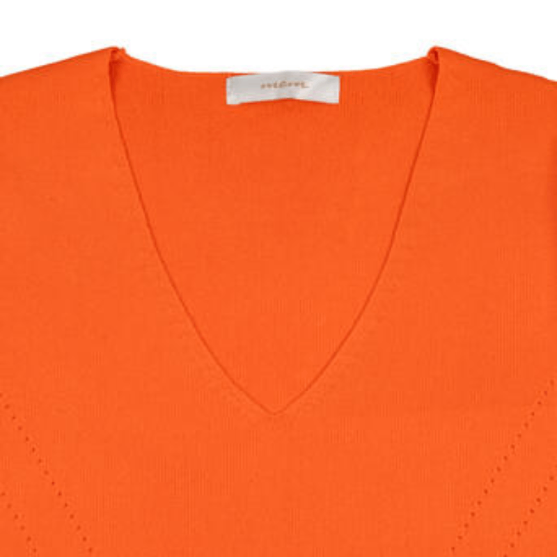 Jersey punto fino escote pico manga francesa Mcm - Imagen 2