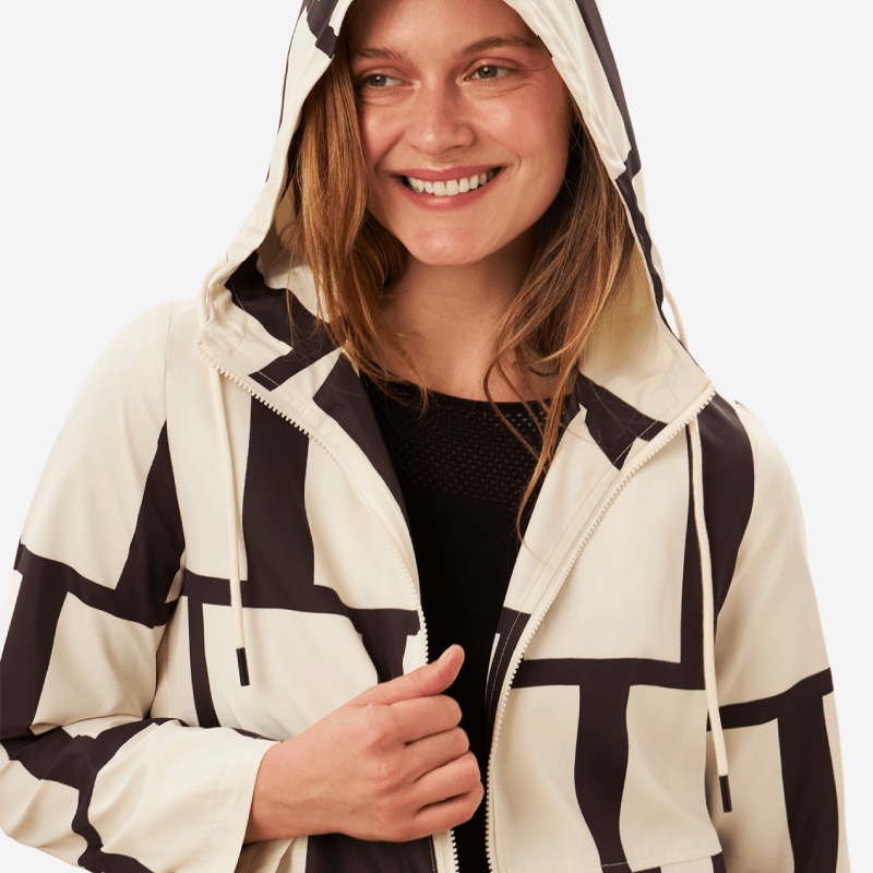 Chaqueta impermeable estampada Opción - Imagen 2